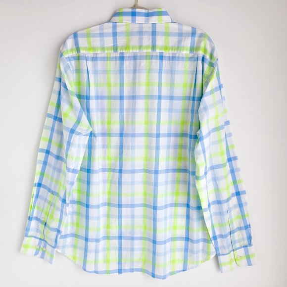 Bonobos Slim Fit Button Down Long Sleeve Shirt Mens XL Check New w/o Tag NWOT - Picture 4 of 4